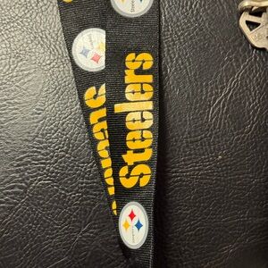Steelers Black Lanyard